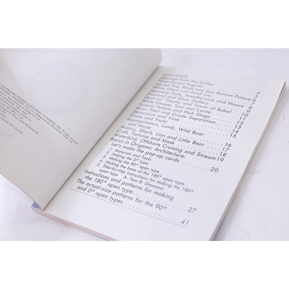 Pop-up Origami Architecture, Masahiro Chatani, 1984, Ondorisha, Paperback, J - Picture 2 of 2